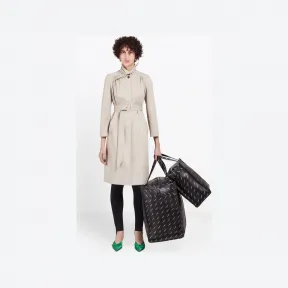 巴黎世家/Balenciaga 围巾领风衣 - 米色 | 女士大衣 479550-TVE06-9501