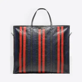 巴黎世家/Balenciaga Bazar Shopper加大号购物袋 - BLEU DE MINUIT | 男士BBazar手袋 480796-DE96N-4060