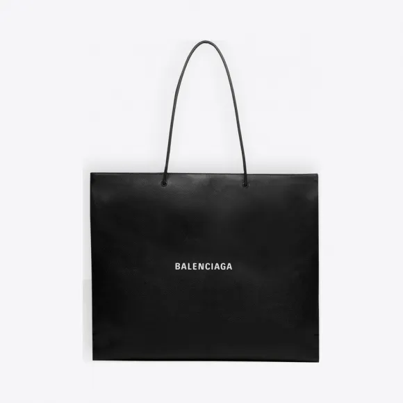 巴黎世家/Balenciaga ‎男士‎ ‎黑色 ‎ ‎竖版大号购物袋 ‎ | Balenciaga 482543-0AI1N-1060