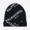 巴黎世家/Balenciaga 提花标识小便帽 - 白色/黑色 | 男士帽子 487029-T1399-1070