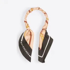 巴黎世家/Balenciaga 围巾式项链 - BLACK / BEIGE | 女士项链 491531-350B8-1079