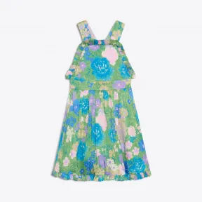 巴黎世家/Balenciaga 褶边娃娃裙 - 绿色 | 女士连衣裙 492097-TXA69-3001