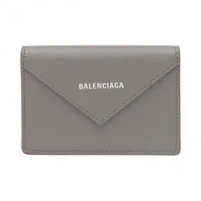 巴黎世家/Balenciaga 灰色 牛皮 零钱包 499201-DLQ0N-1215