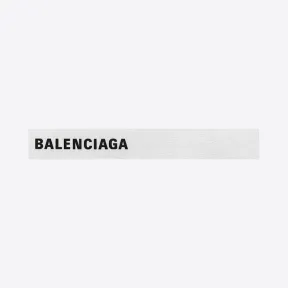 巴黎世家/Balenciaga ‎男士‎ ‎White / Black ‎ ‎Logo皮带 ‎ | Balenciaga 505071-DLQHN-9060