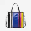 巴黎世家/Balenciaga ‎女士‎ ‎BLUE/PINK ‎ ‎Bazar小号购物包 ‎ | Balenciaga 513990-0Q7LN-4285