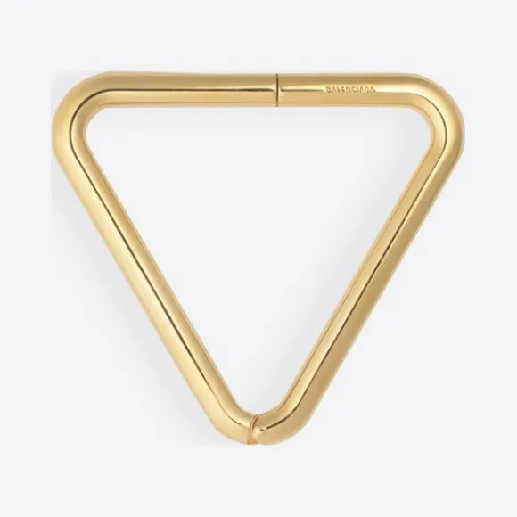 巴黎世家/Balenciaga 女士 金黄色 三角形手链 | Balenciaga 528402-TZ39G-0027