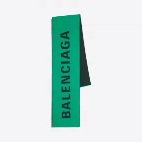 巴黎世家/Balenciaga ‎女士‎ ‎GREEN / BLACK ‎ ‎Balenciaga围巾 ‎ | Balenciaga 530047-320B0-3860