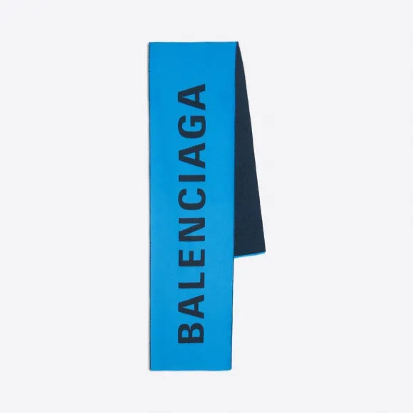 巴黎世家/Balenciaga ROYAL /BLACK Balenciaga Macro Scarf 46621513rn