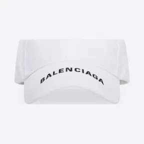 巴黎世家/Balenciaga 白色徽标遮阳帽 531588410B29060