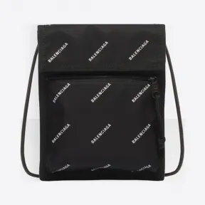 巴黎世家/Balenciaga ‎男士‎ ‎白色/黑色 ‎ ‎Explorer手包，配品牌标识肩带 ‎ | Balenciaga 532298-9EL75-1060