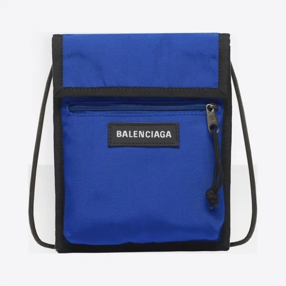 巴黎世家/Balenciaga ‎男士‎ ‎电蓝色 ‎ ‎Explorer手包，配尼龙肩带 ‎ | Balenciaga 532298-9TYY5-4060