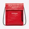 巴黎世家/Balenciaga 红色 Explorer手包，配皮革肩带 45452759qn