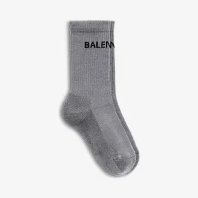 巴黎世家/Balenciaga Balenciaga 男士石墨色/黑色网球袜 540633472B41260