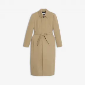 巴黎世家/Balenciaga 女士 FAON 斜纹棉布风衣 | Balenciaga 543256-TBP01-9756