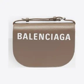 巴黎世家/Balenciaga 棕色 超小号Ville Day手袋 45472593mk