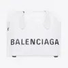 巴黎世家/Balenciaga White / Black 超小号Ville手提包 45473678ki