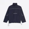 巴黎世家/Balenciaga ‎男士‎ ‎海军蓝色 ‎ ‎80年代防风外套 ‎ | Balenciaga 556229-TDO05-8065