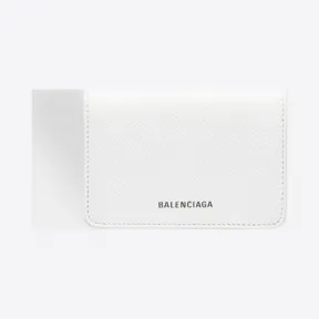 巴黎世家/Balenciaga White / Black Ville迷你钱包 45454981ni