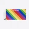 巴黎世家/Balenciaga RAINBOW 彩虹Ville横款环绕式拉链钱包 45464533jv