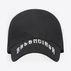 巴黎世家/Balenciaga Black / White Tattoo棒球帽 45454831mr