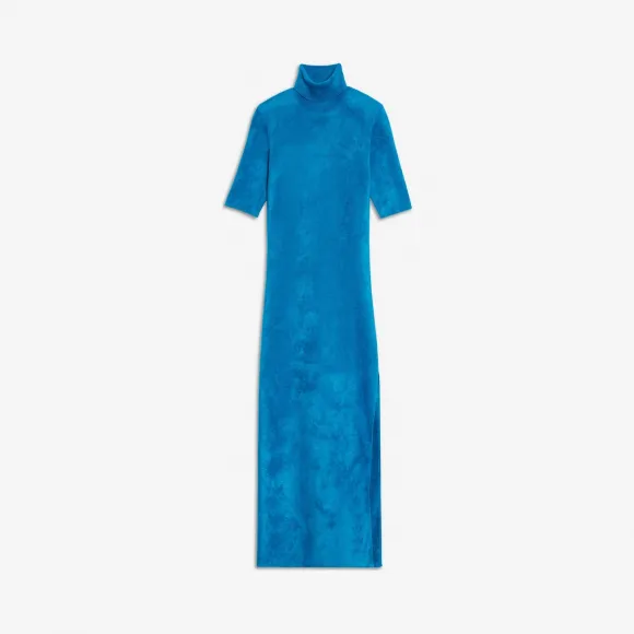 巴黎世家/Balenciaga ‎女士‎ ‎TURQUOISE ‎ ‎合身连衣裙 ‎ | Balenciaga 570830-T5111-4601