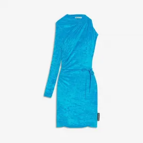 巴黎世家/Balenciaga ‎女士‎ ‎蓝色 ‎ ‎Pulled迷你裙 ‎ | Balenciaga 571101-TCV14-4011