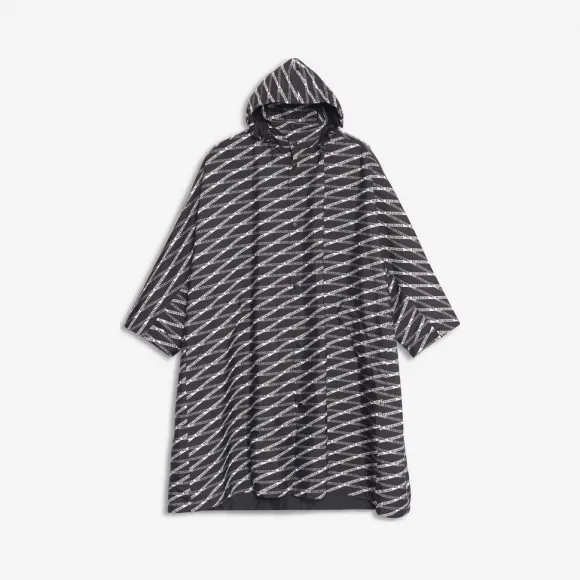 巴黎世家/Balenciaga 女士 灰色 字母图案New Opera外套 | Balenciaga 571269-TEL21-1240