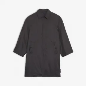 巴黎世家/Balenciaga 黑色 宽大版型短大衣 41909101vf