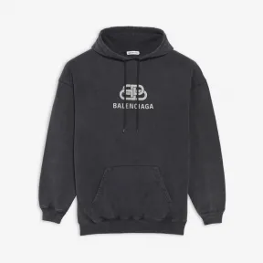 巴黎世家/Balenciaga 煤炭色 BB连帽衫 12373342kc