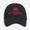 巴黎世家/Balenciaga 黑色 / 红色 BB Mode棒球帽 46655353aj