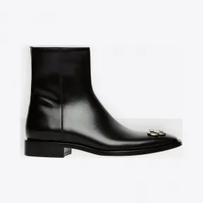 巴黎世家/Balenciaga 银色/ 黑色 Rim BB短靴 11730242vg