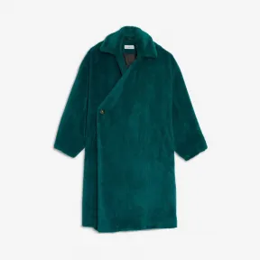巴黎世家/Balenciaga TUNDRA GREEN 裹身大衣 41909263fb