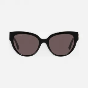 巴黎世家/Balenciaga 黑色 FLAT蝴蝶太阳眼镜 95001370rg