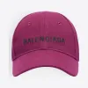 巴黎世家/Balenciaga AMARANTH/BLACK 品牌标识棒球帽 45482618hw