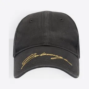 巴黎世家/Balenciaga 自然色 / 黑色 标志棒球帽 45482619ls