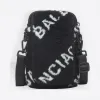 巴黎世家/Balenciaga Black / White Explorer斜挎包 45482578cg