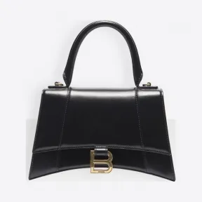 巴黎世家/Balenciaga 黑色 Hourglass小号手提包 45481226kc