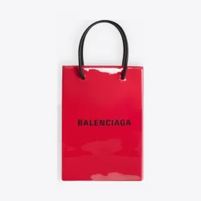 巴黎世家/Balenciaga 亮红色 SHOPPING手机包 45481564sw