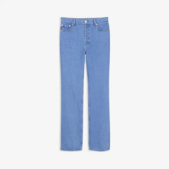 巴黎世家/Balenciaga BABY BLUE 直筒牛仔裤 54168885jf