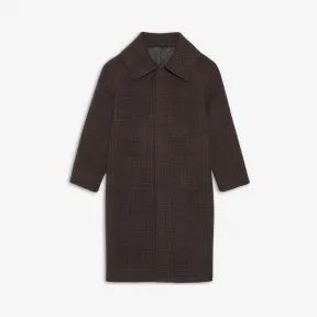 巴黎世家/Balenciaga 棕色 伪装式风格短大衣 41922379iu