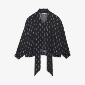 巴黎世家/Balenciaga 黑色 垂感短上衣 38866781mn