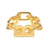 巴黎世家/Balenciaga Women's B Chain Xxl Bracelet in Gold 599216TZ99G0027