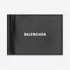 巴黎世家/Balenciaga 男士现金折叠卡包，配黑色/白色票据夹 6258191IZI31090