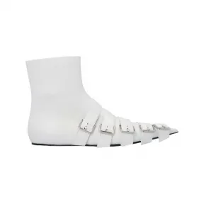 巴黎世家/Balenciaga 白色 100% 小牛皮 踝靴 643140WA8FE9081