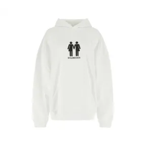 巴黎世家/Balenciaga 白色 100％纯棉 帽子 651799TMVO30904