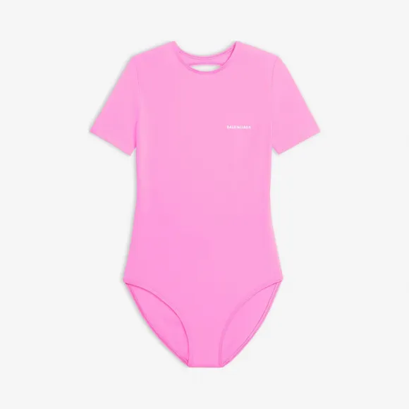 巴黎世家/Balenciaga 女士 露背泳衣 6570213A9B75600