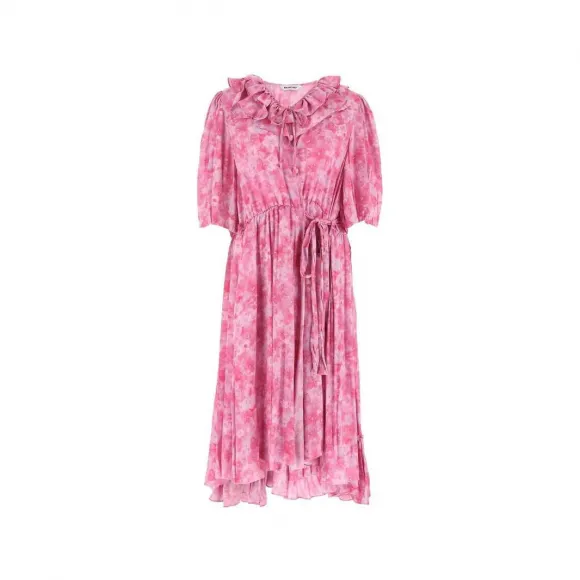 巴黎世家/Balenciaga 粉色 38% 再生涤纶，62% 涤纶 长裙 658873TKLC85630