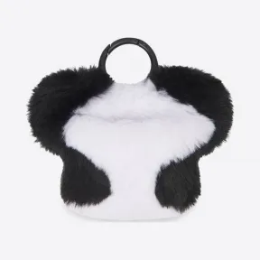 巴黎世家/Balenciaga 女士蓬松熊猫耳塞带黑色带子 6610482ZB171090