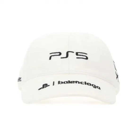 巴黎世家/Balenciaga 白色 100％纯棉 帽子 661879410B29060