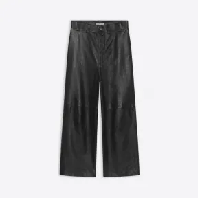 巴黎世家/Balenciaga 女式黑色九分裤 662538TKS331000